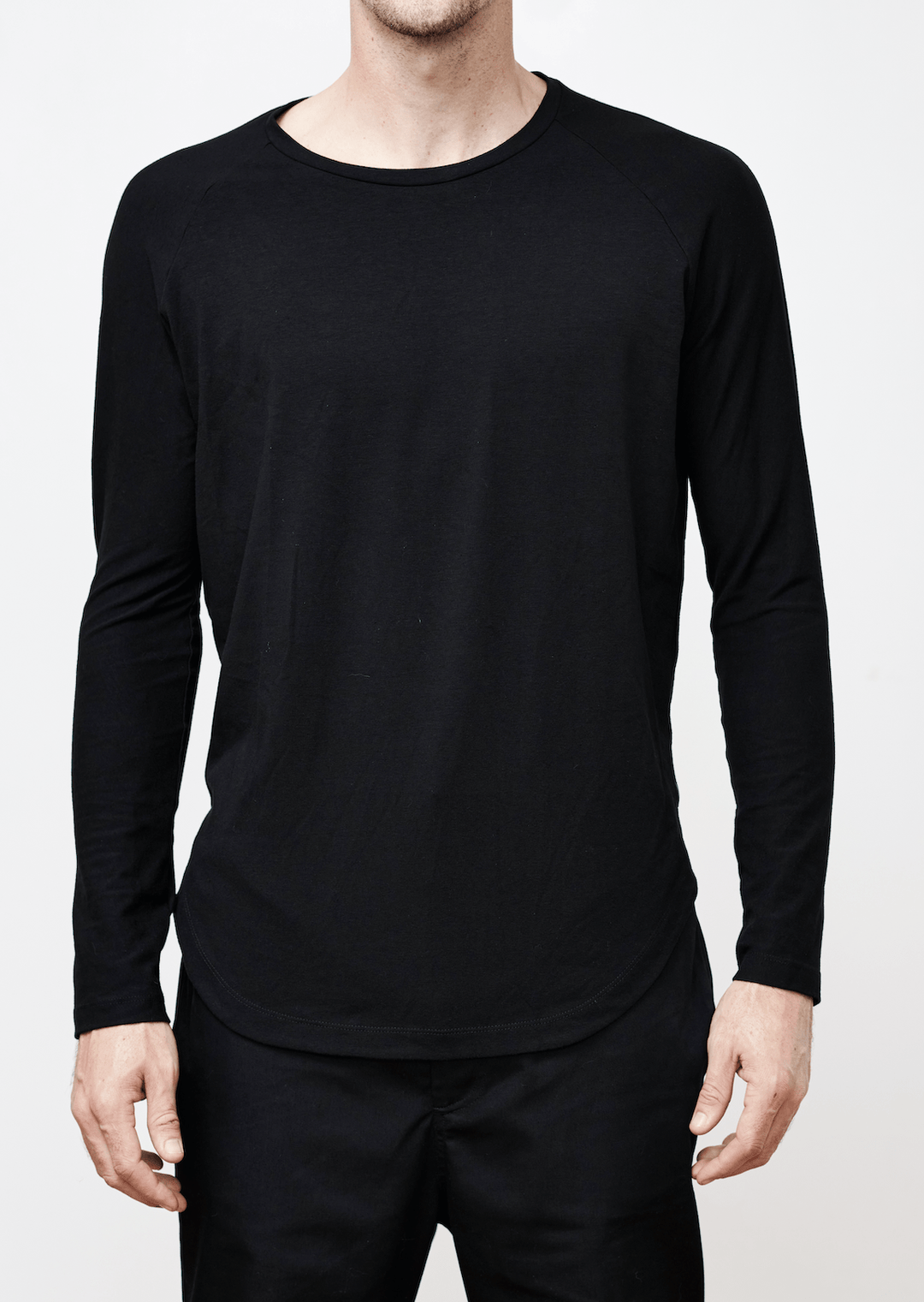 Ocean Rebel Scoop Hem Long Sleeve Tee